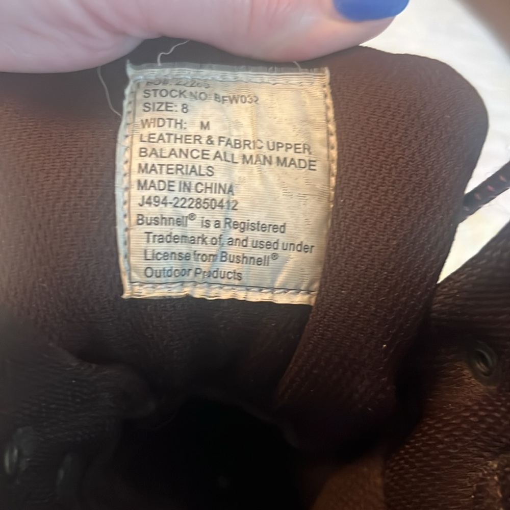 Bushnell size 8 Boots - Picture 6 of 7